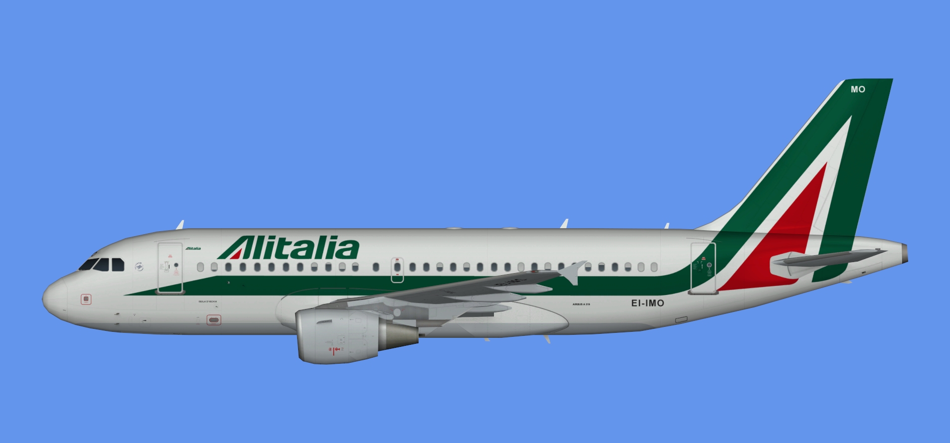 Alitalia Airbus A319 OC