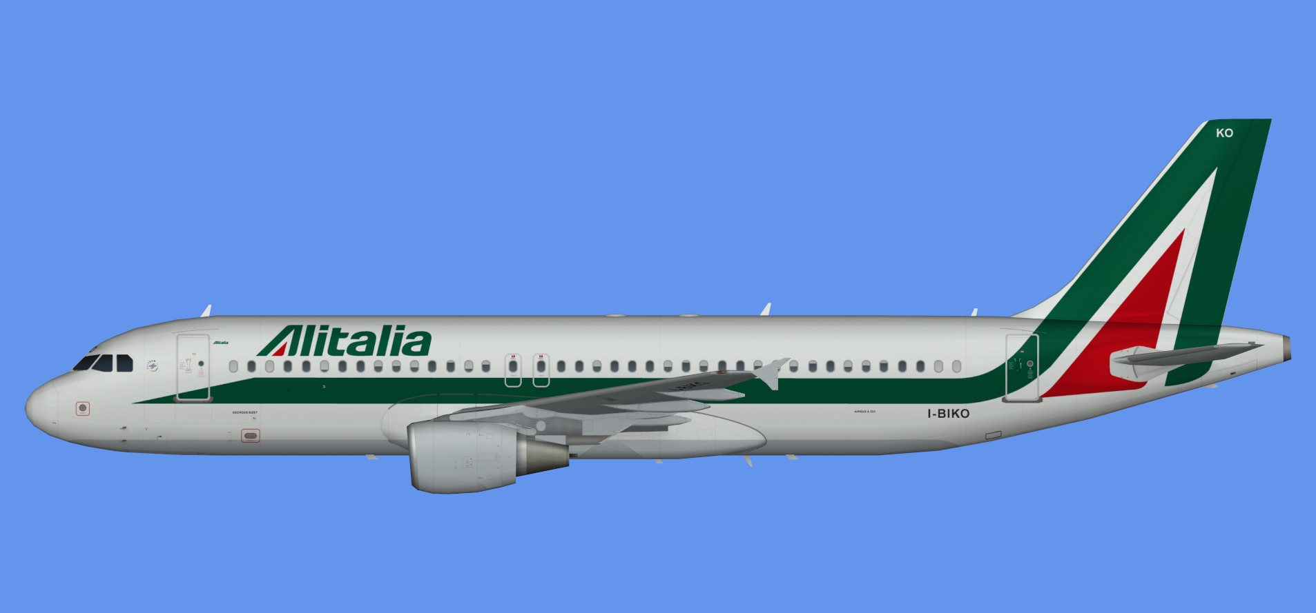 Alitalia Airbus A320 OC