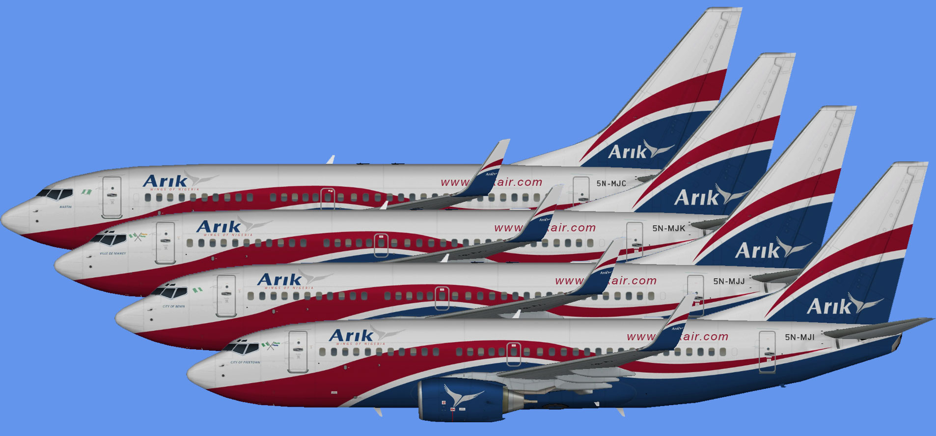 Arik Air Boeing 737-700