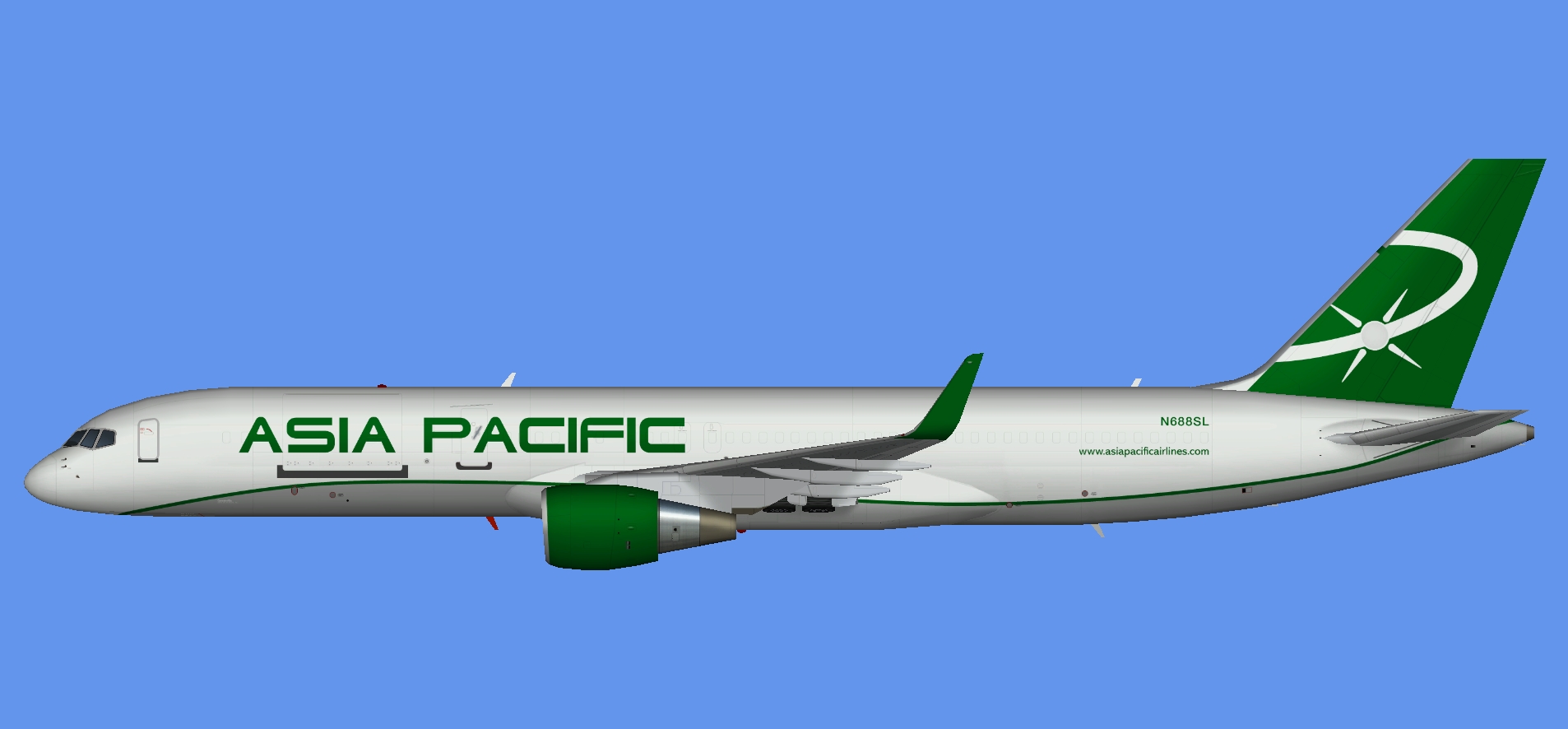 Asia Pacific Airlines Boeing 757 NC
