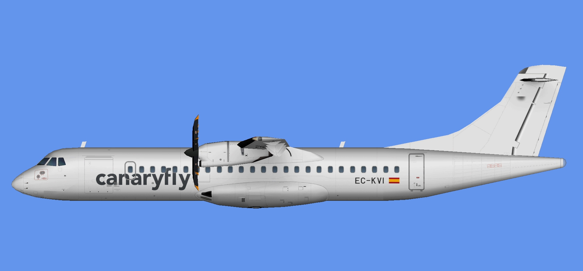 Canaryfly ATR 72 (albino)