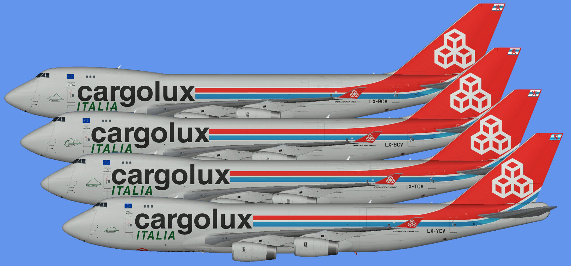 Cargolux Italia 747-400F (RR)