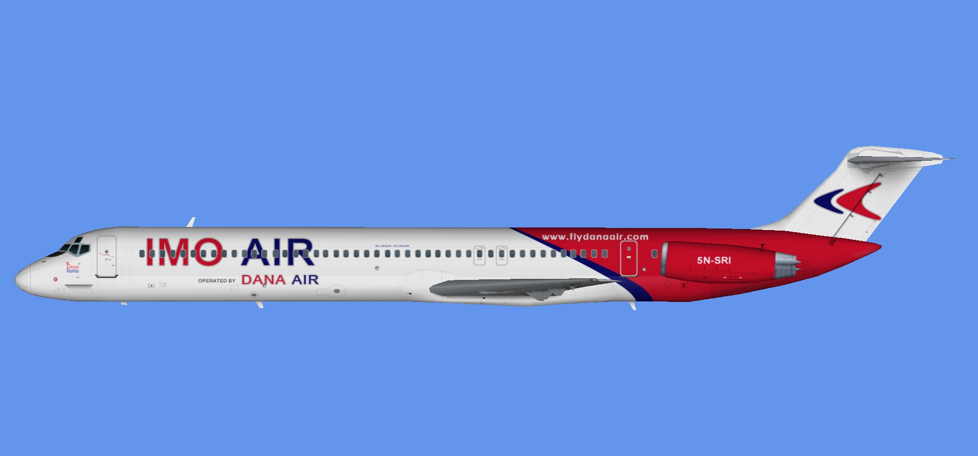 Imo Air MD-80 opb Dana Air