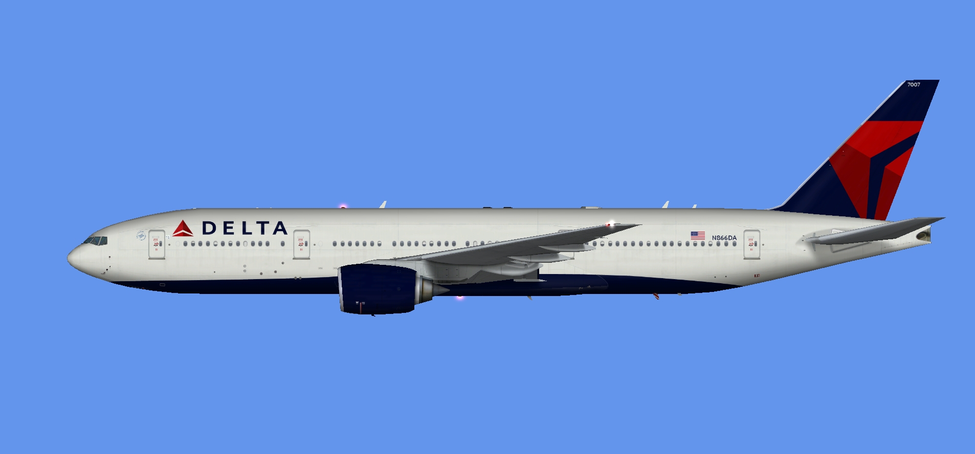 Delta Boeing 777-200 (FSP)