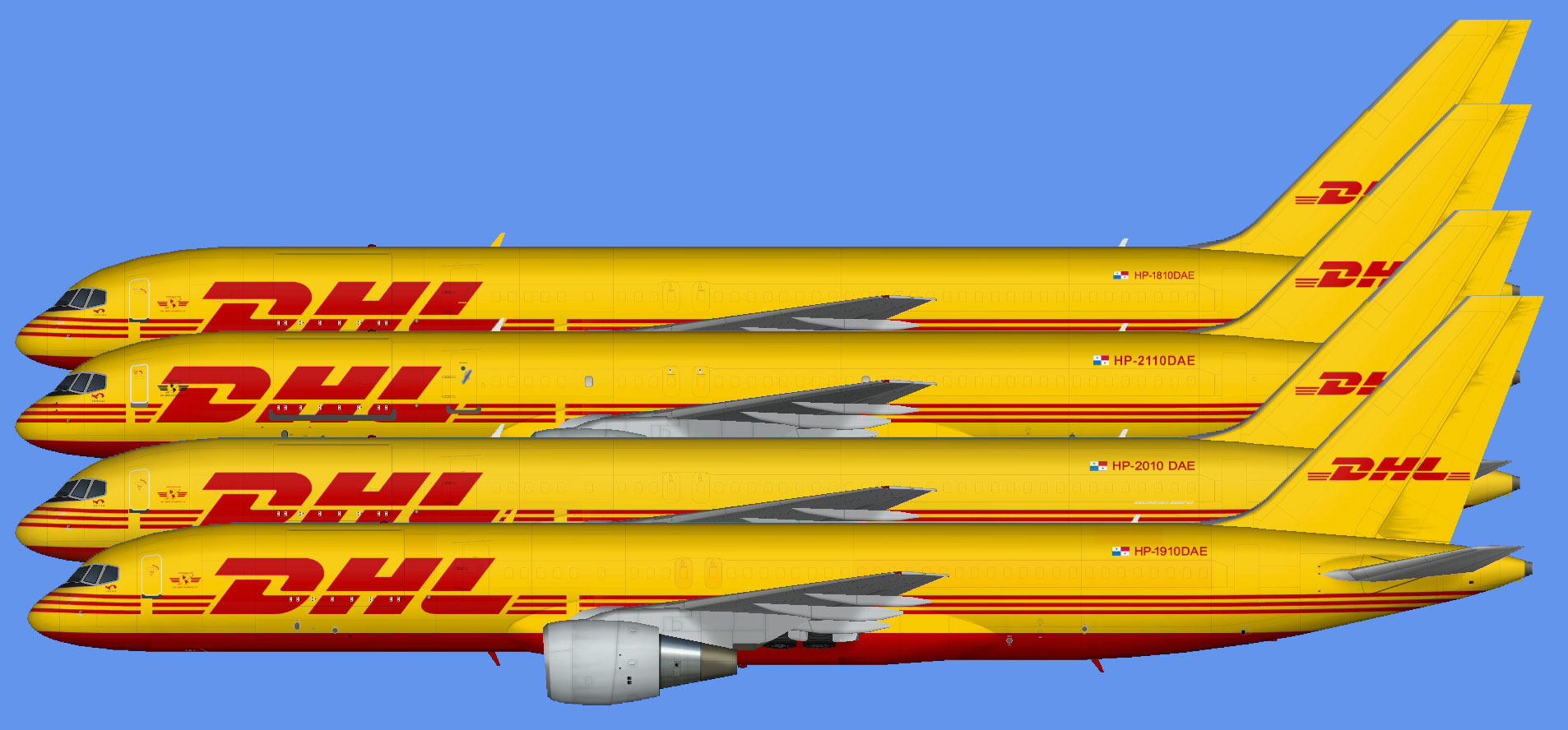 DHL Aero Expresso Boeing 757