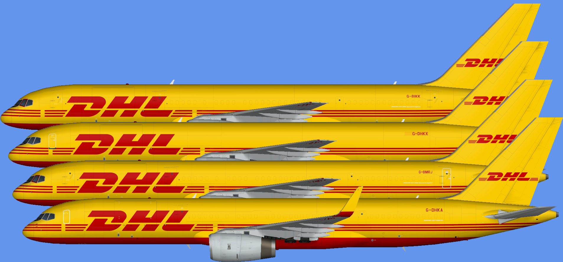 DHL Air Boeing 757