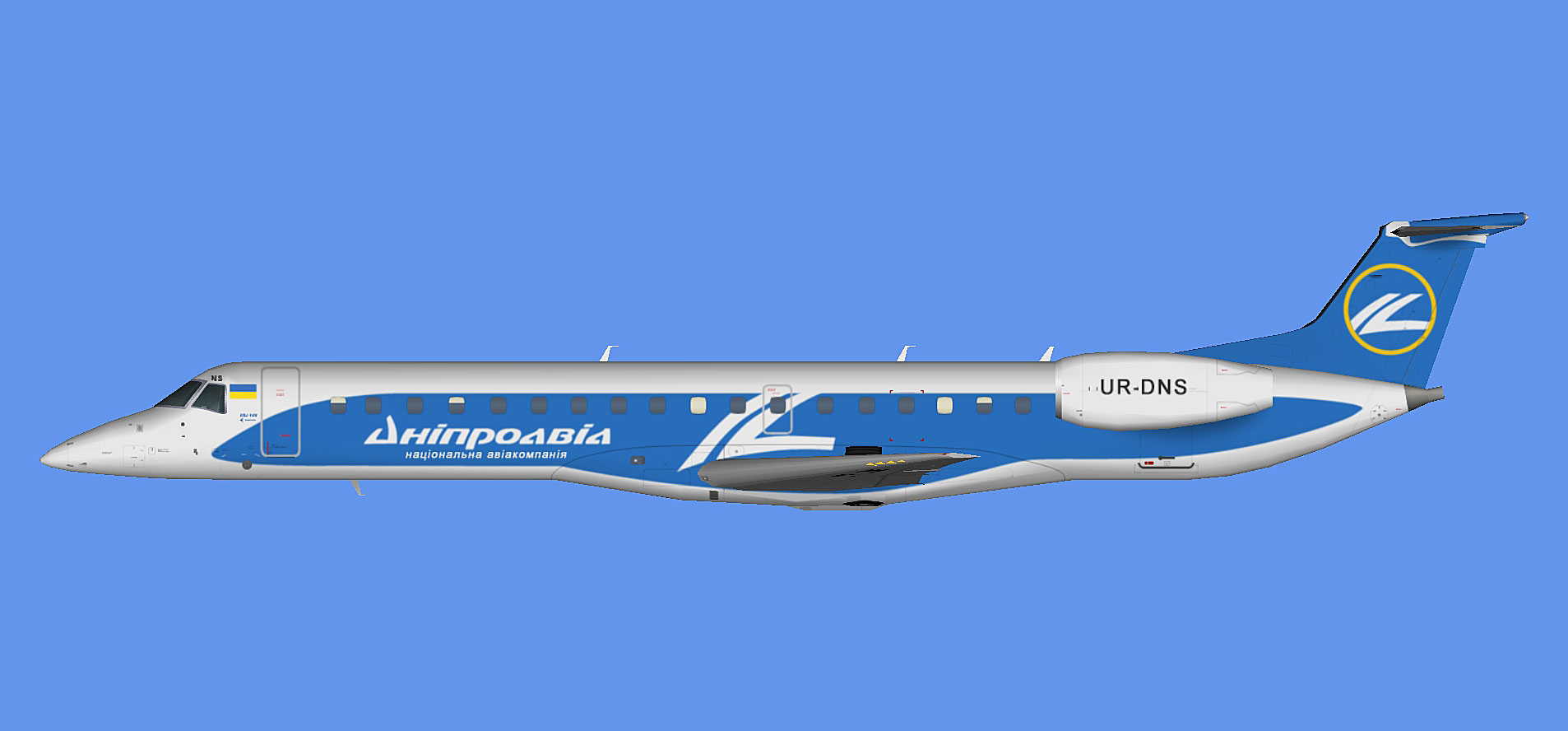 Dniproavia Embraer E-145
