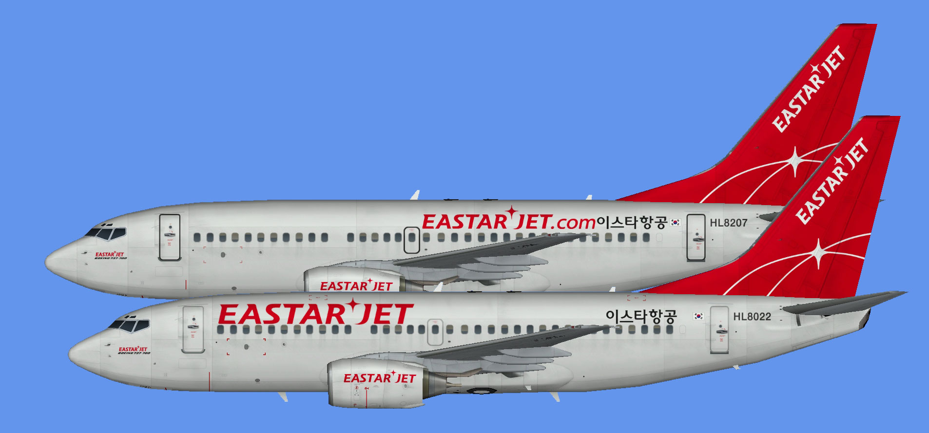 Eastar Jet 737-700 (standard)