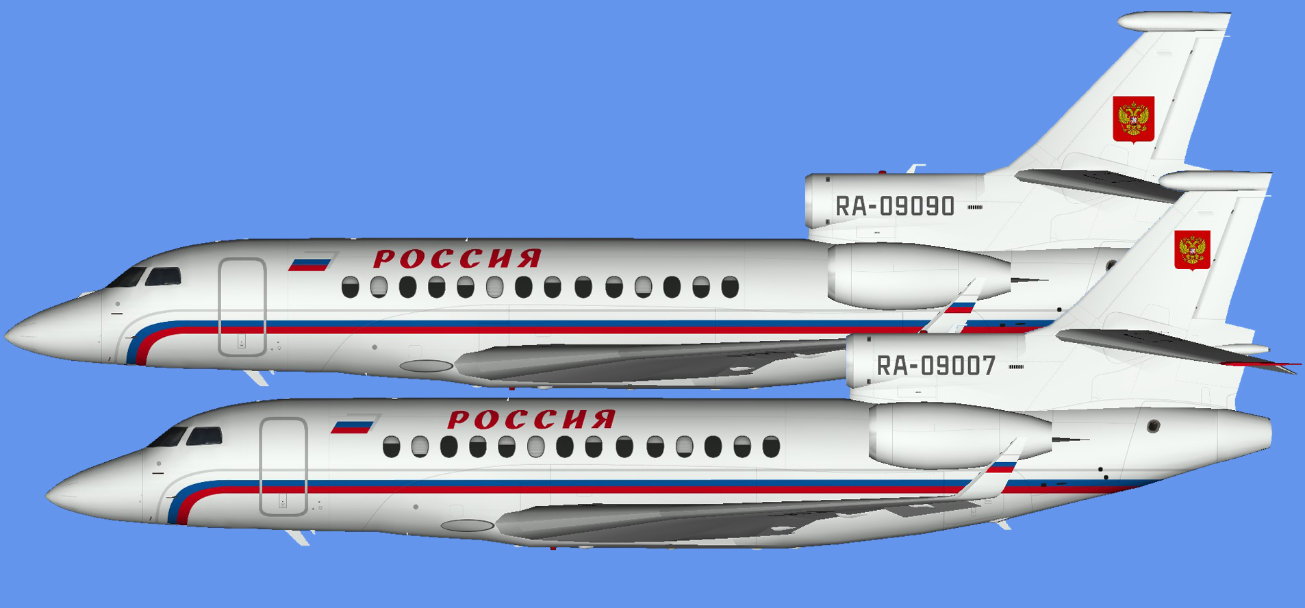 Dassault Falcon 7x Rossiya