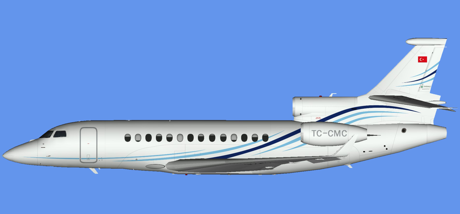 Dassault Falcon 7x TC-CMC