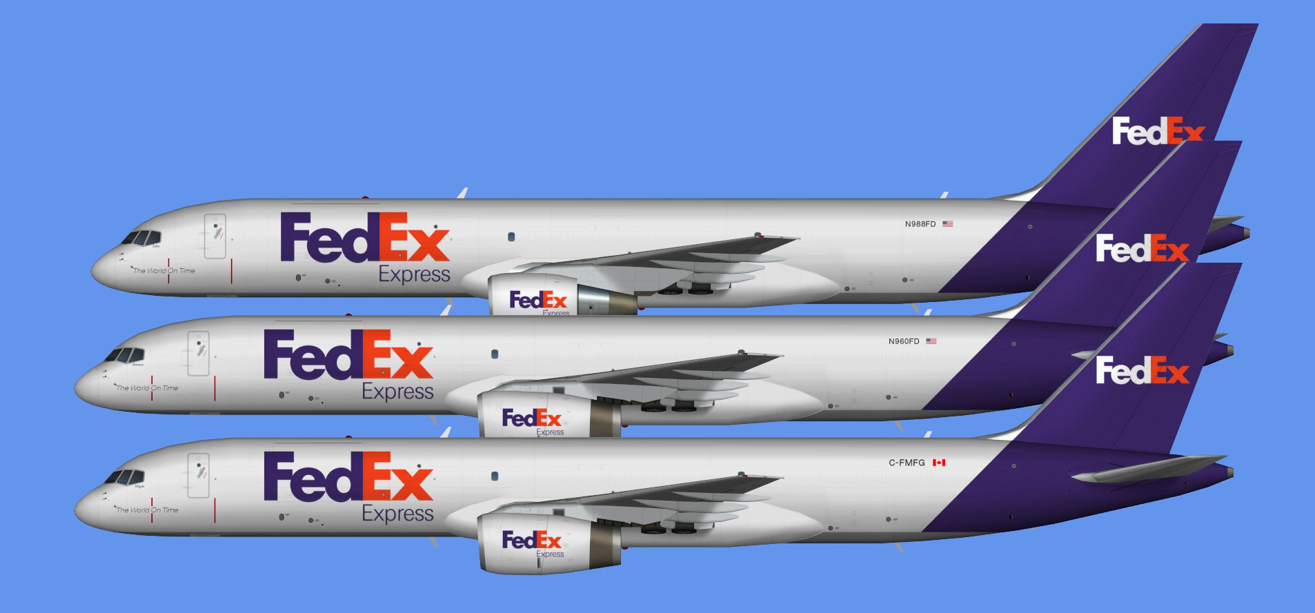 Fedex Express Boeing 757