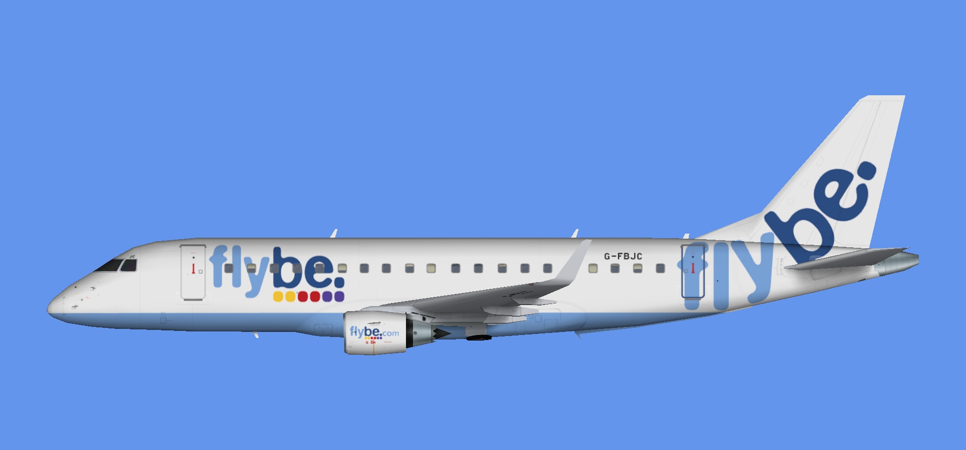 Flybe Embraer E175 (AIA)