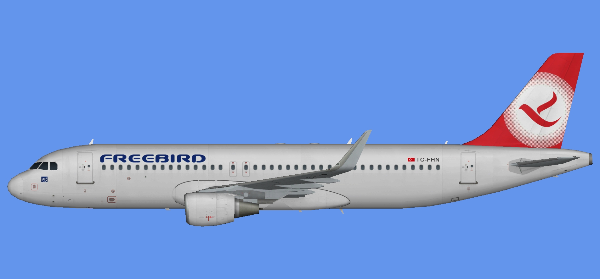 Freebird Airbus A320 (Sharklets)