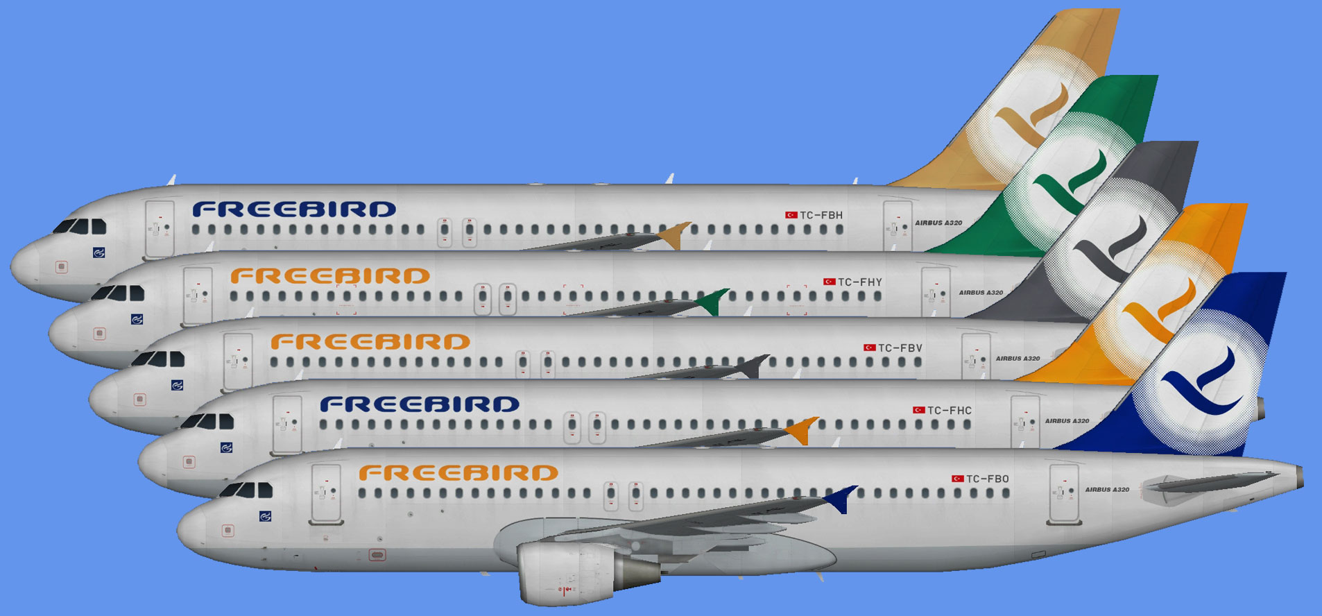Freebird Airbus A320 (CFM)