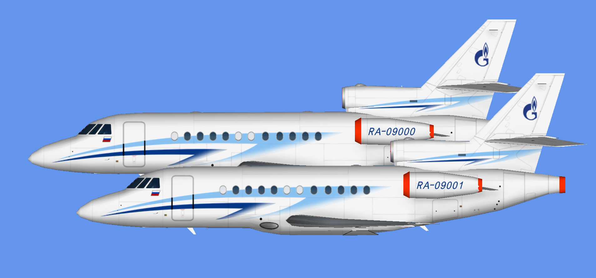 Gazpromavia Dassault Falcon 900B