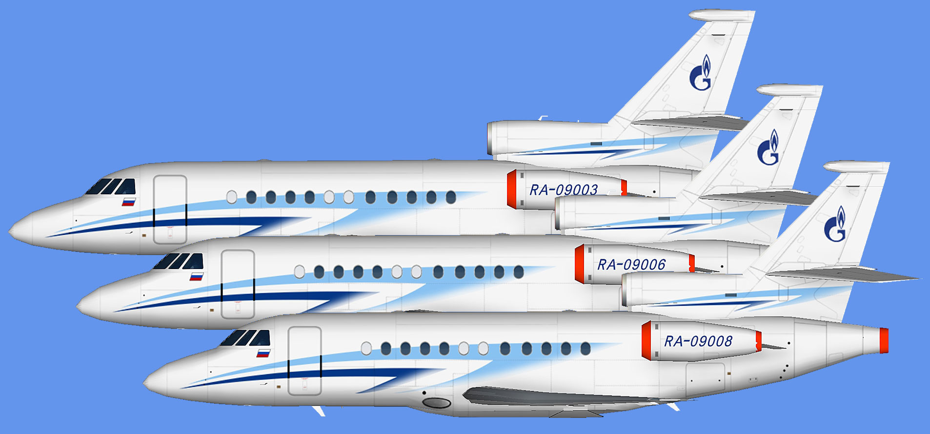 Gazpromavia Dassault Falcon 900EX