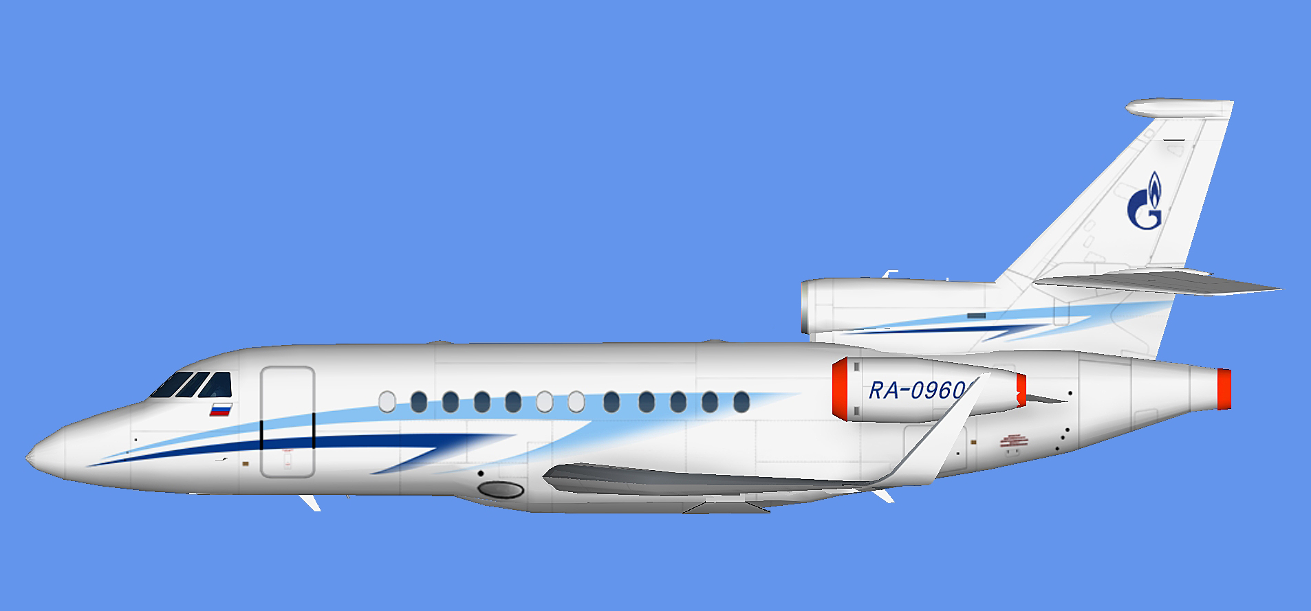 Gazpromavia Dassault Falcon 900LX
