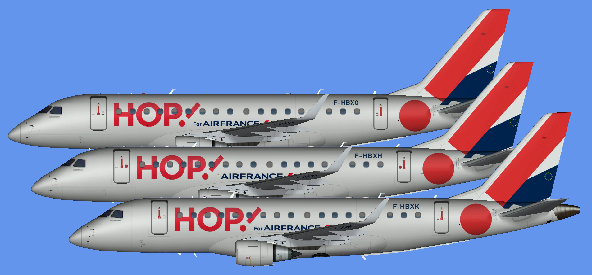 Hop! Embraer E-170 fleet