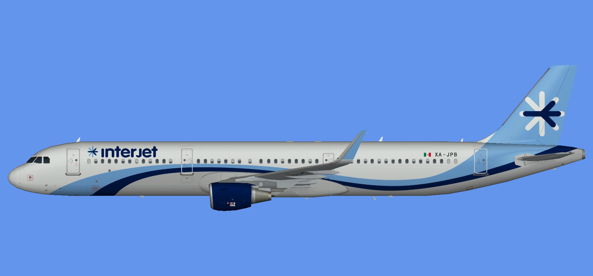 Interjet Airbus A321 sharklets