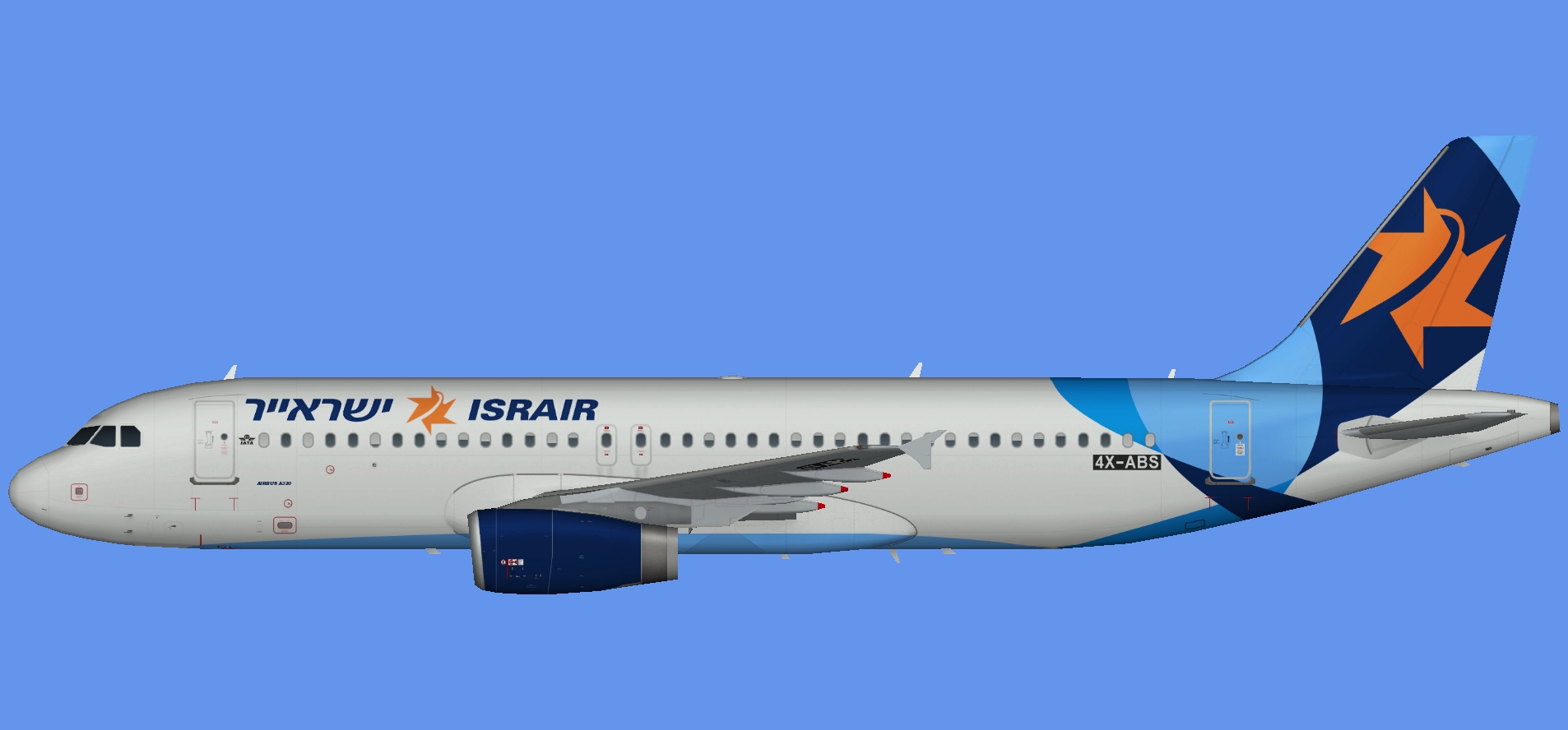 Israir Airbus A320 (4X-ABS)