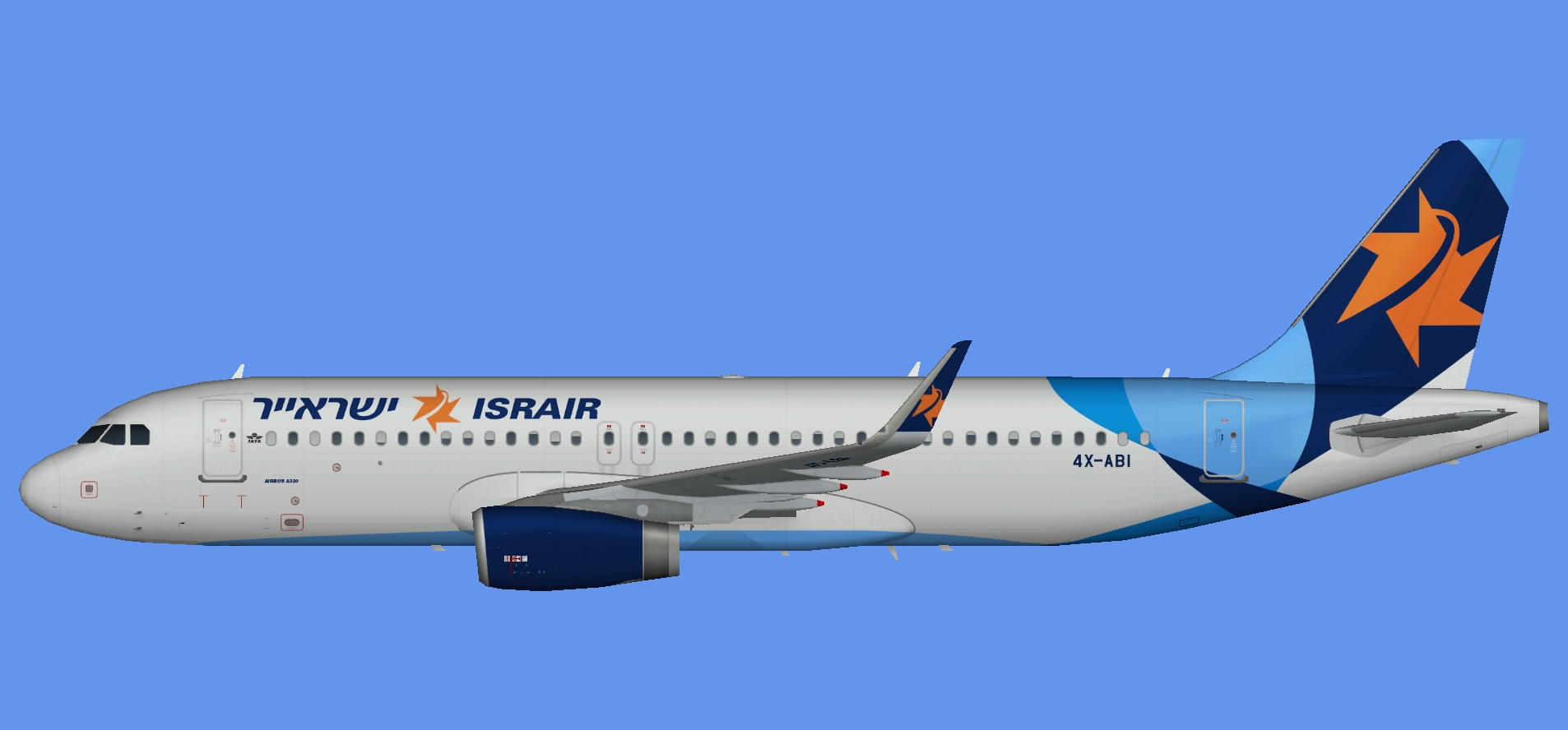 Israir Airbus A320 (Sharklets)