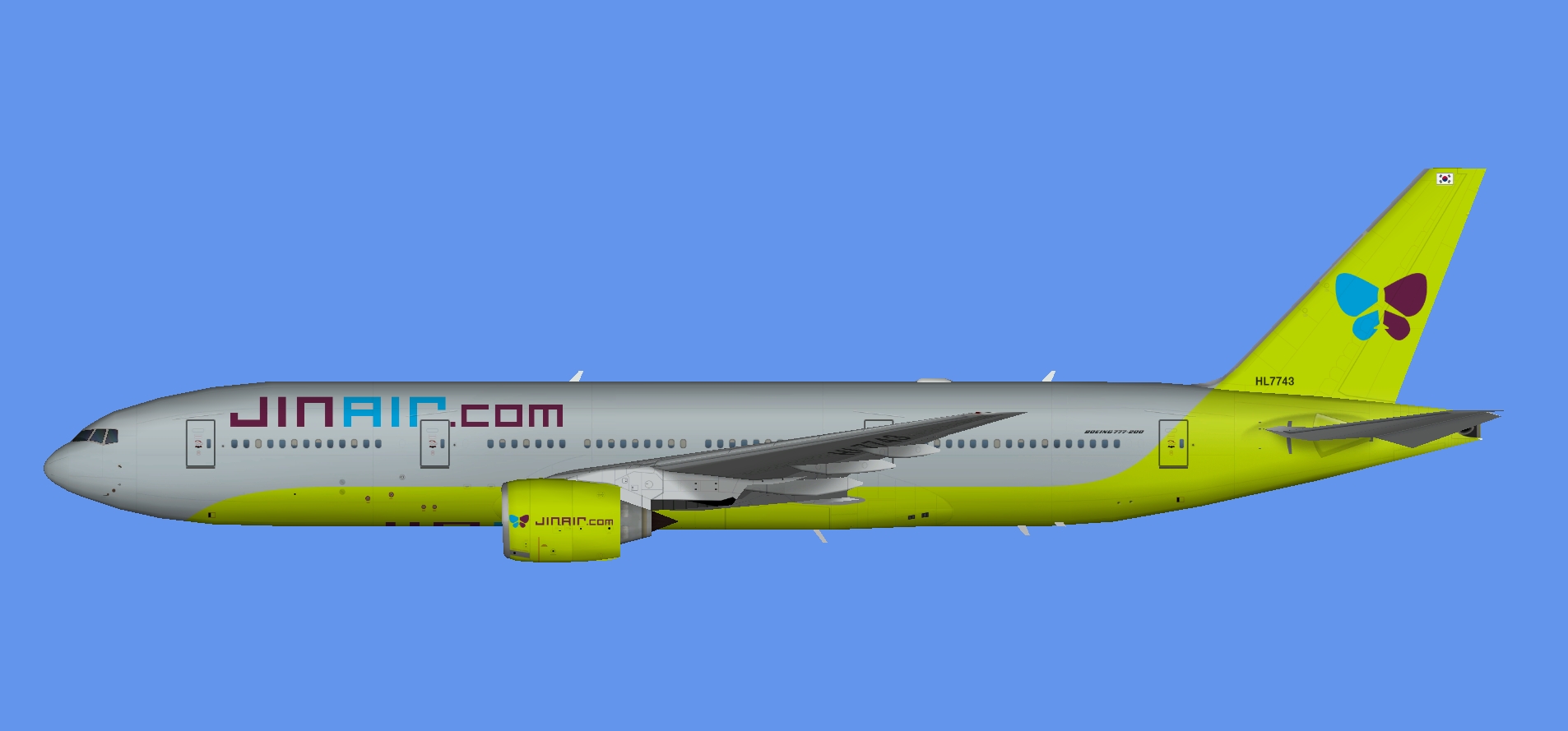 Jin Air Boeing 777-200 (TFS)