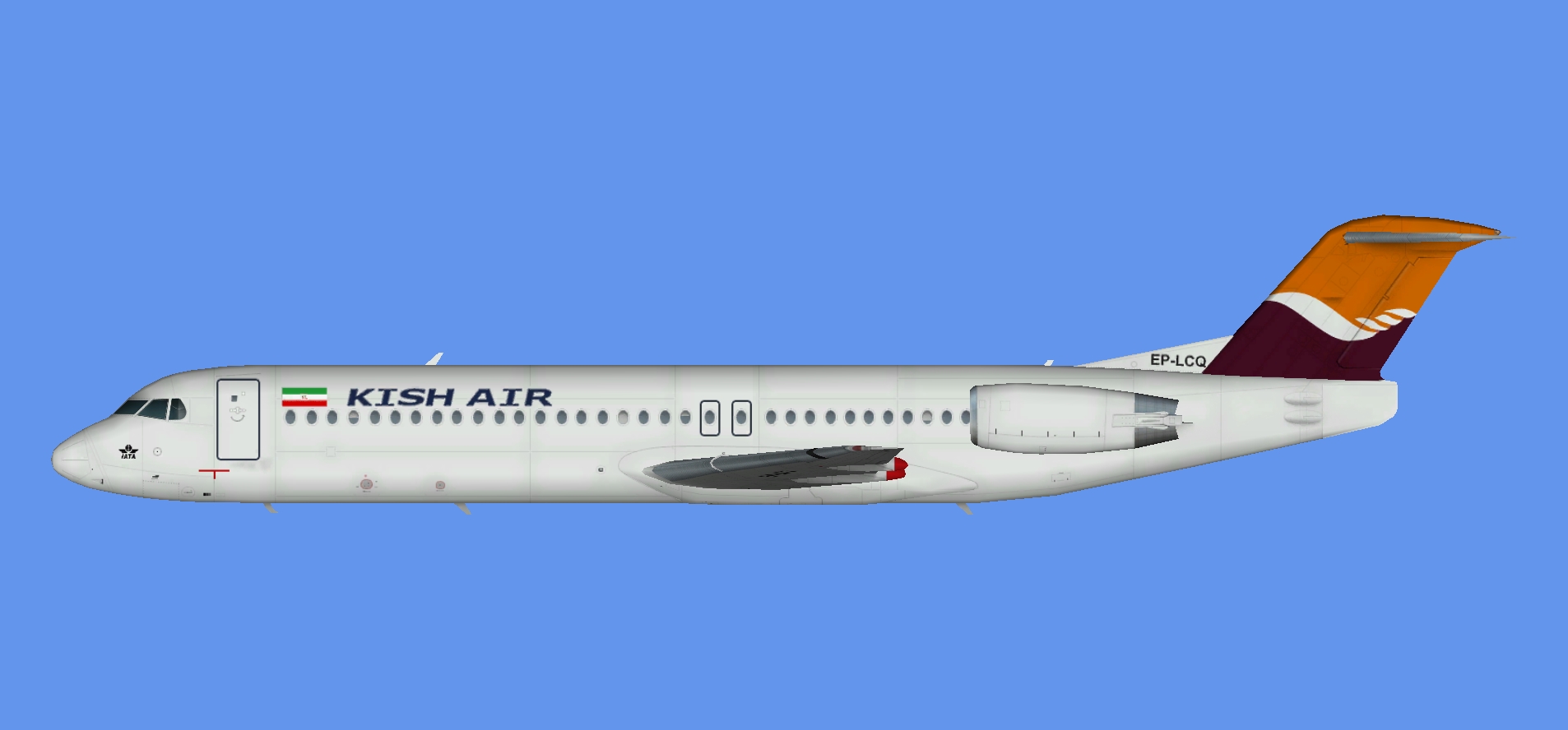 Kish Air Fokker 100