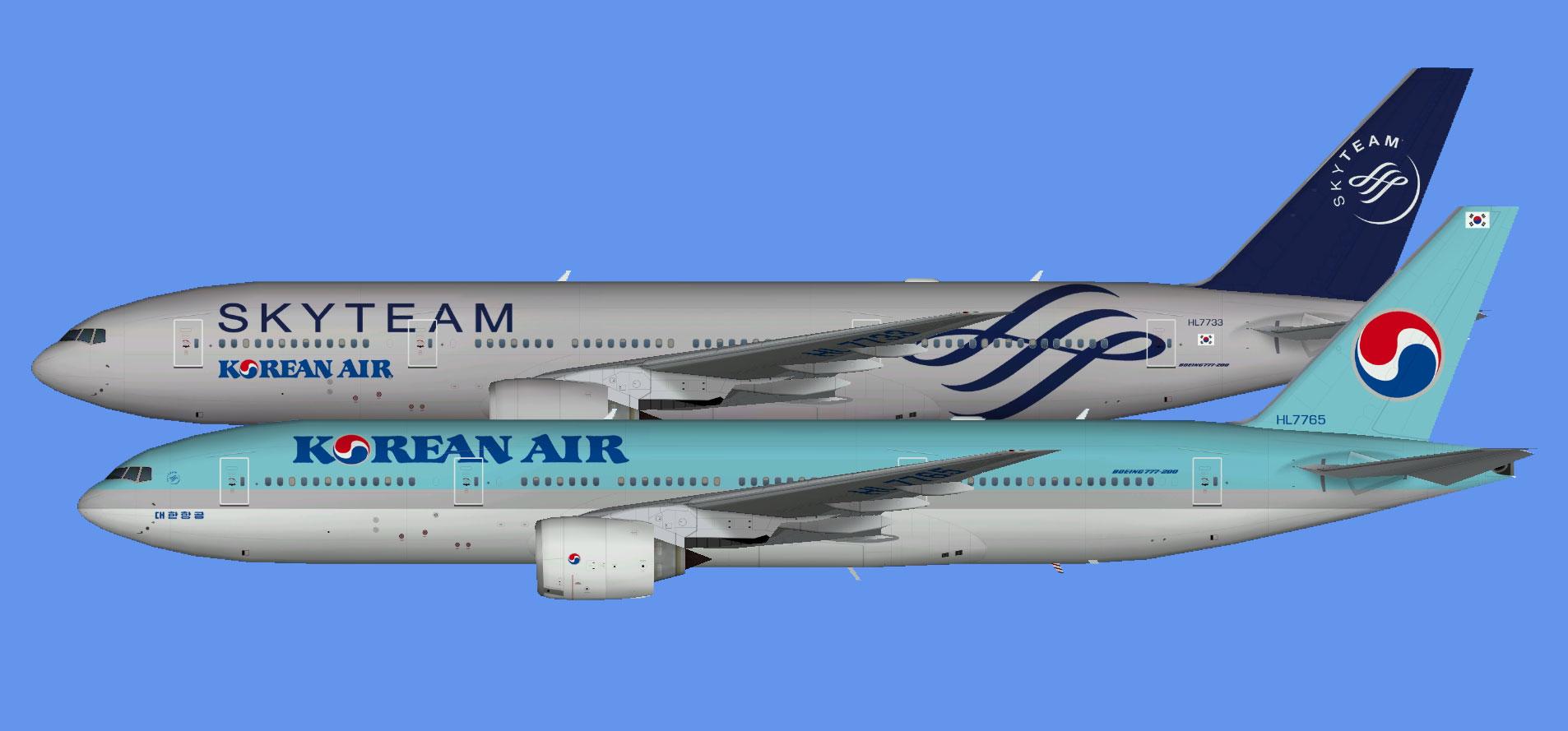 Korean Air Boeing 777-200 (TFS) - The Flying Carpet Hub