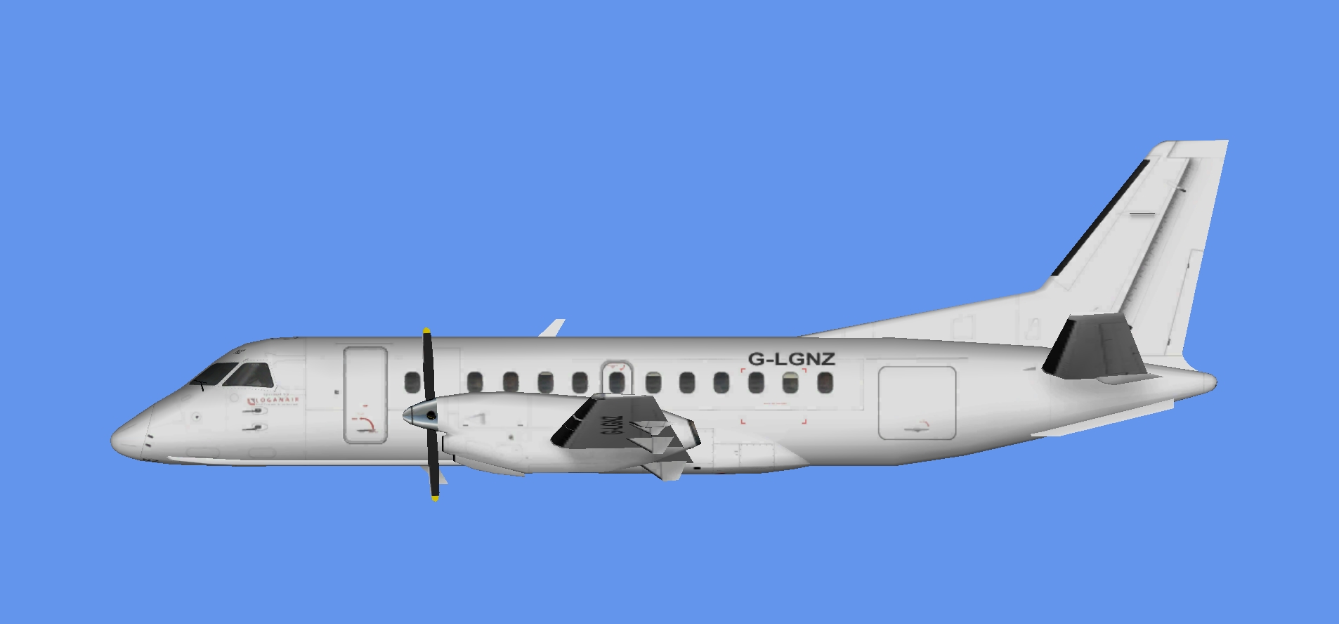 Loganair Saab 340 'albino'