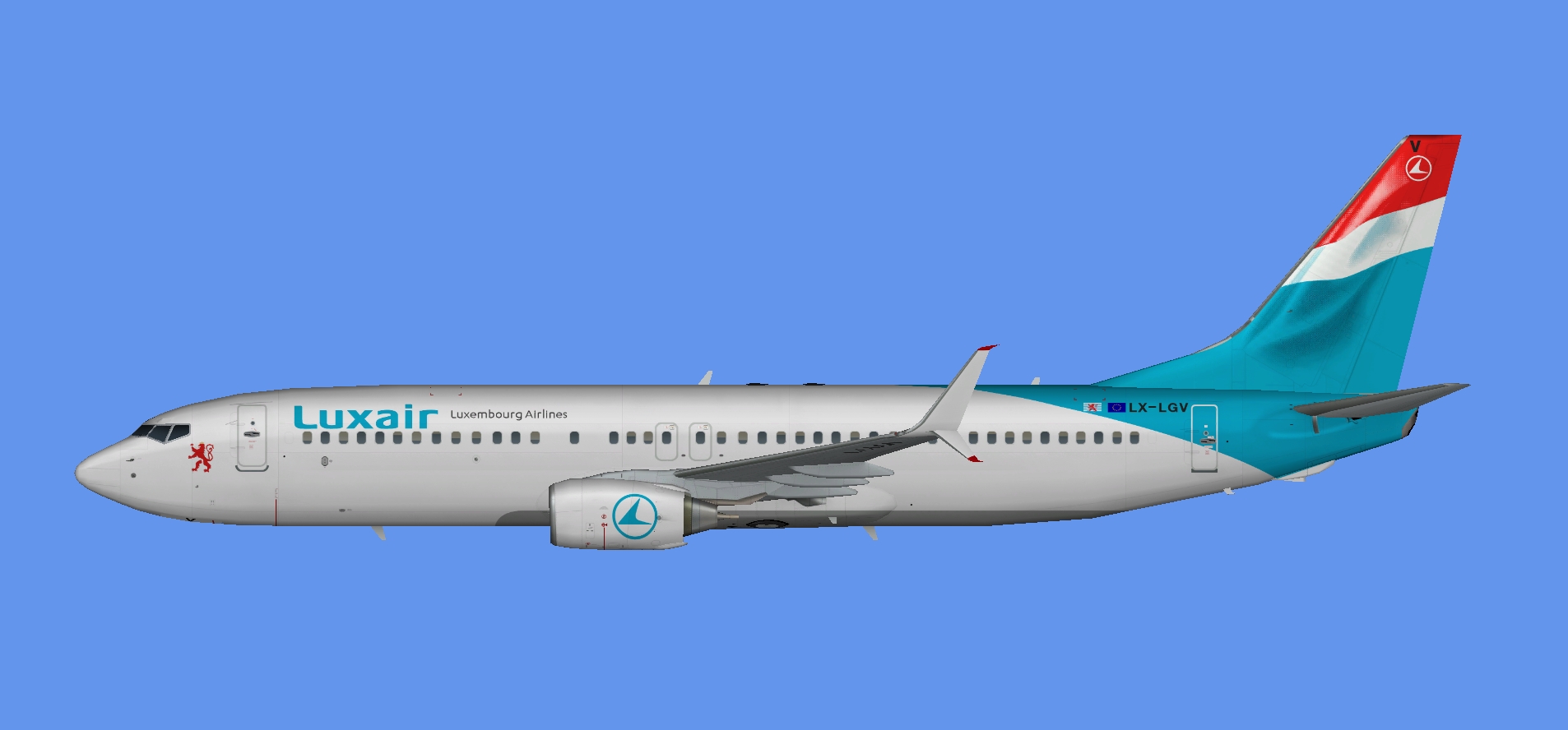 Luxair Boeing 737-800