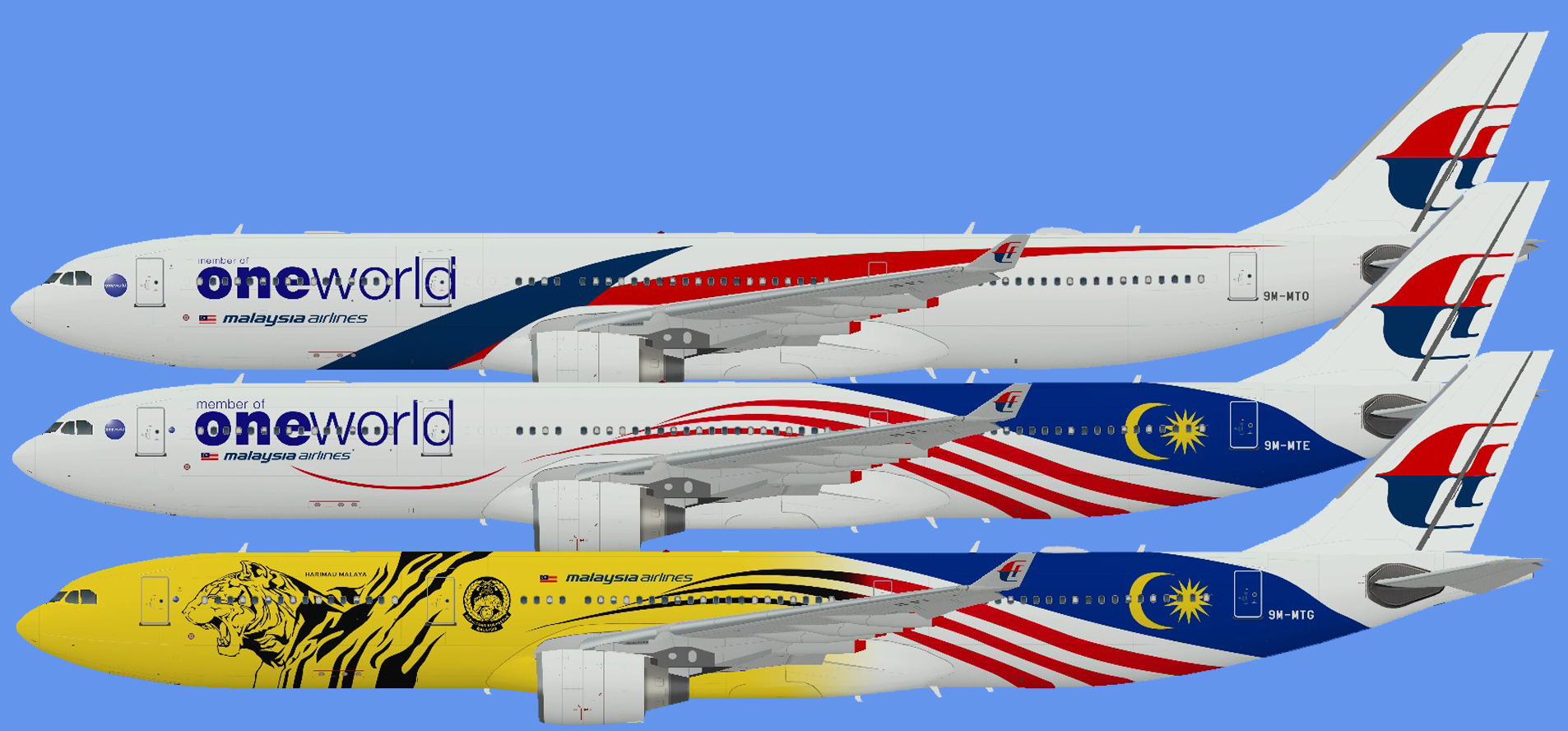 Malaysia Airlines A330-300 logojets (AIG)