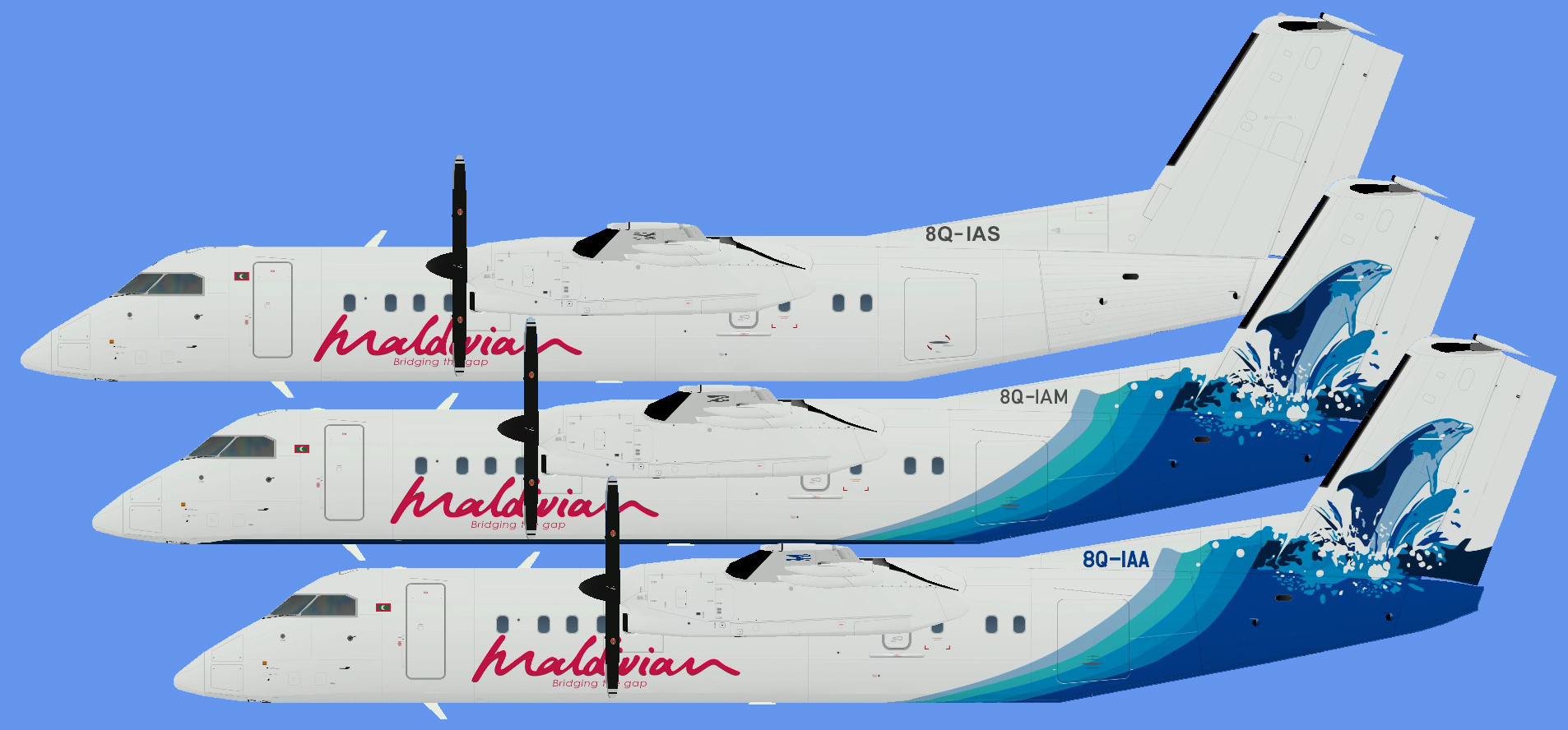 Maldivian Dash 8-300 (AIG)