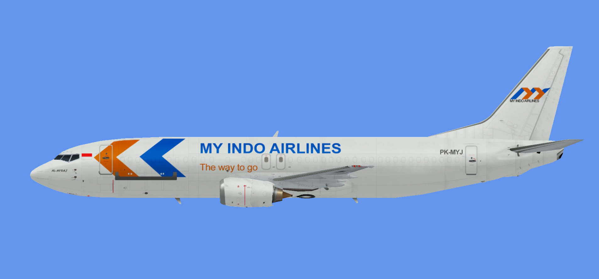 My Indo Airlines Boeing 737-400