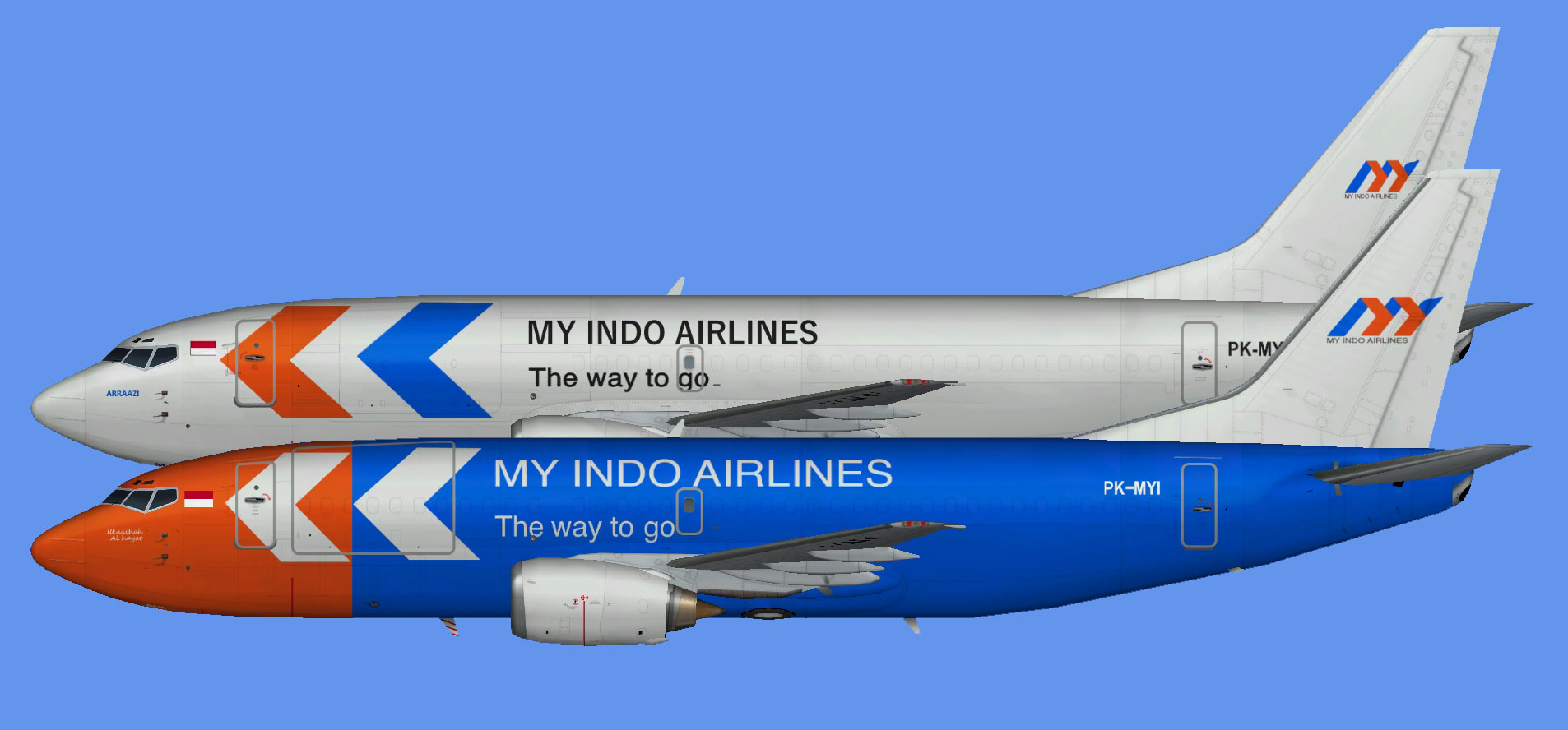 My Indo Airlines Boeing 737-300