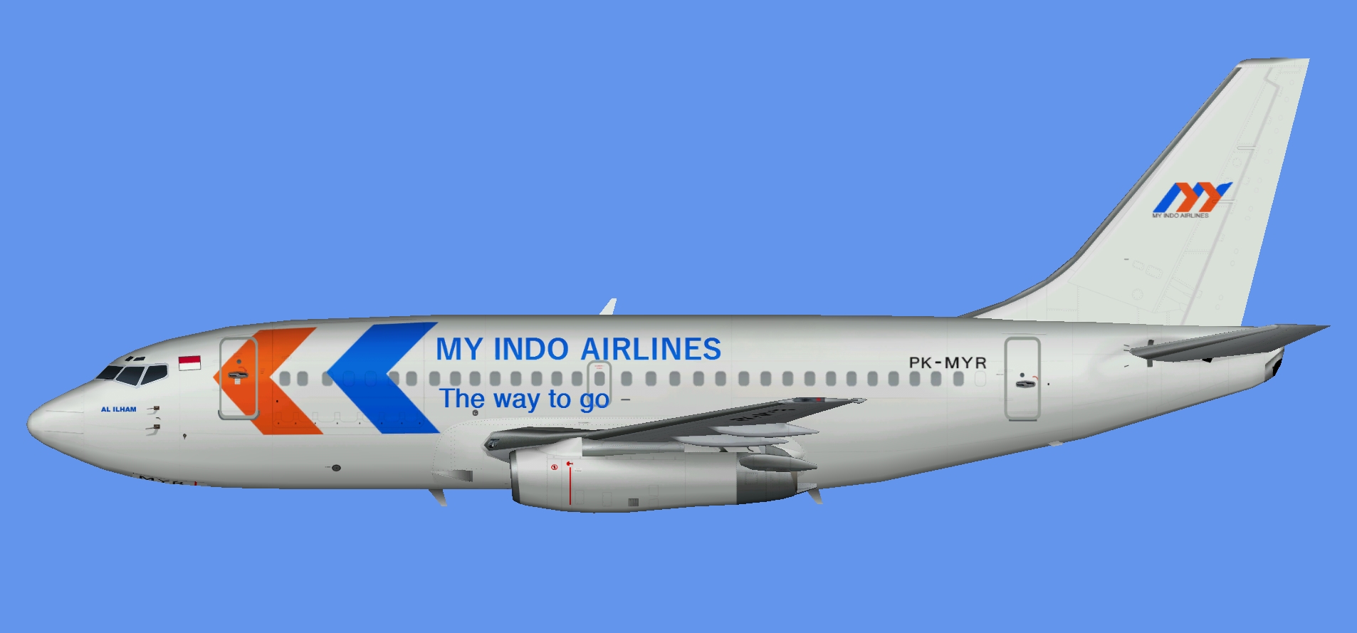 My Indo Airlines Boeing 737-200