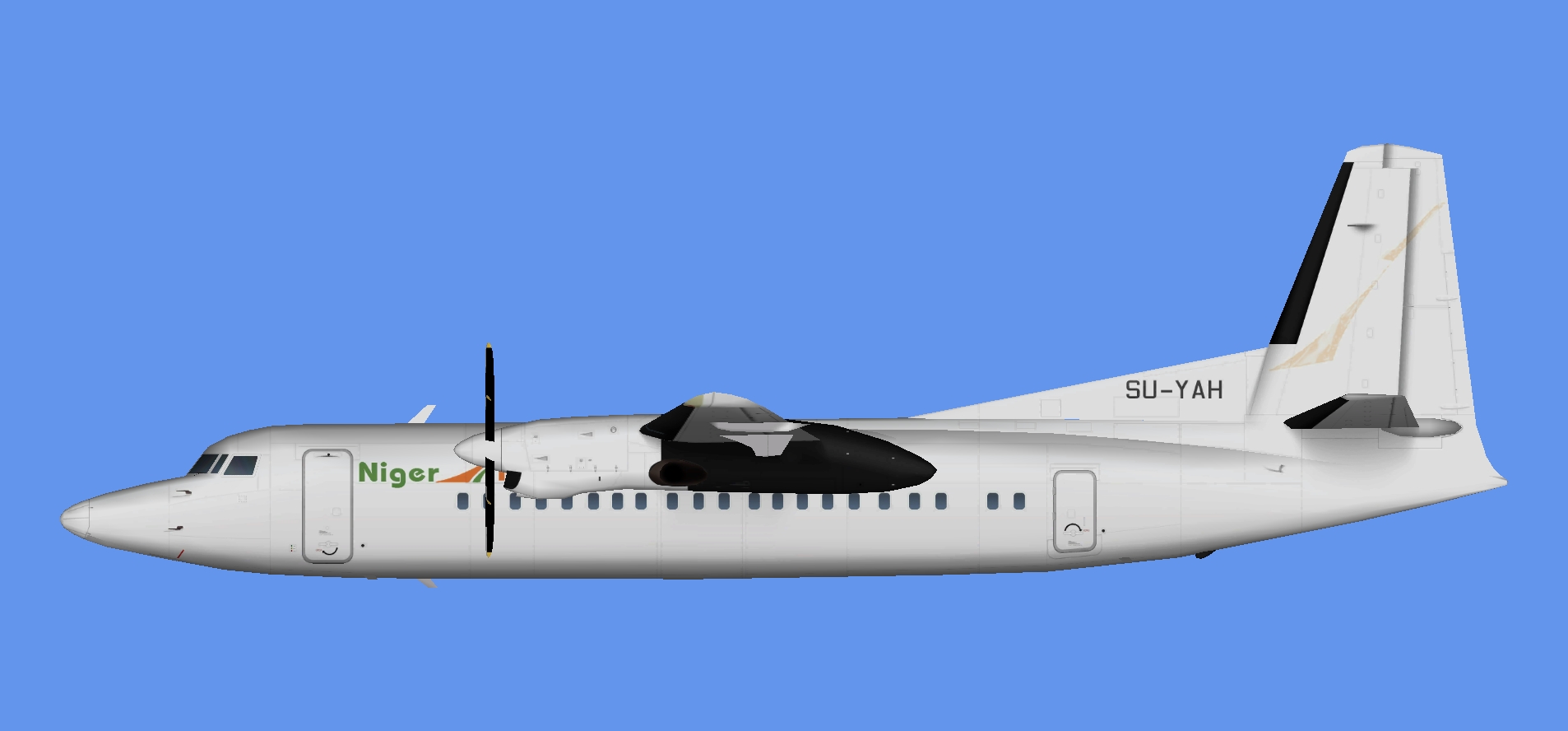 Niger Airlines Fokker 50