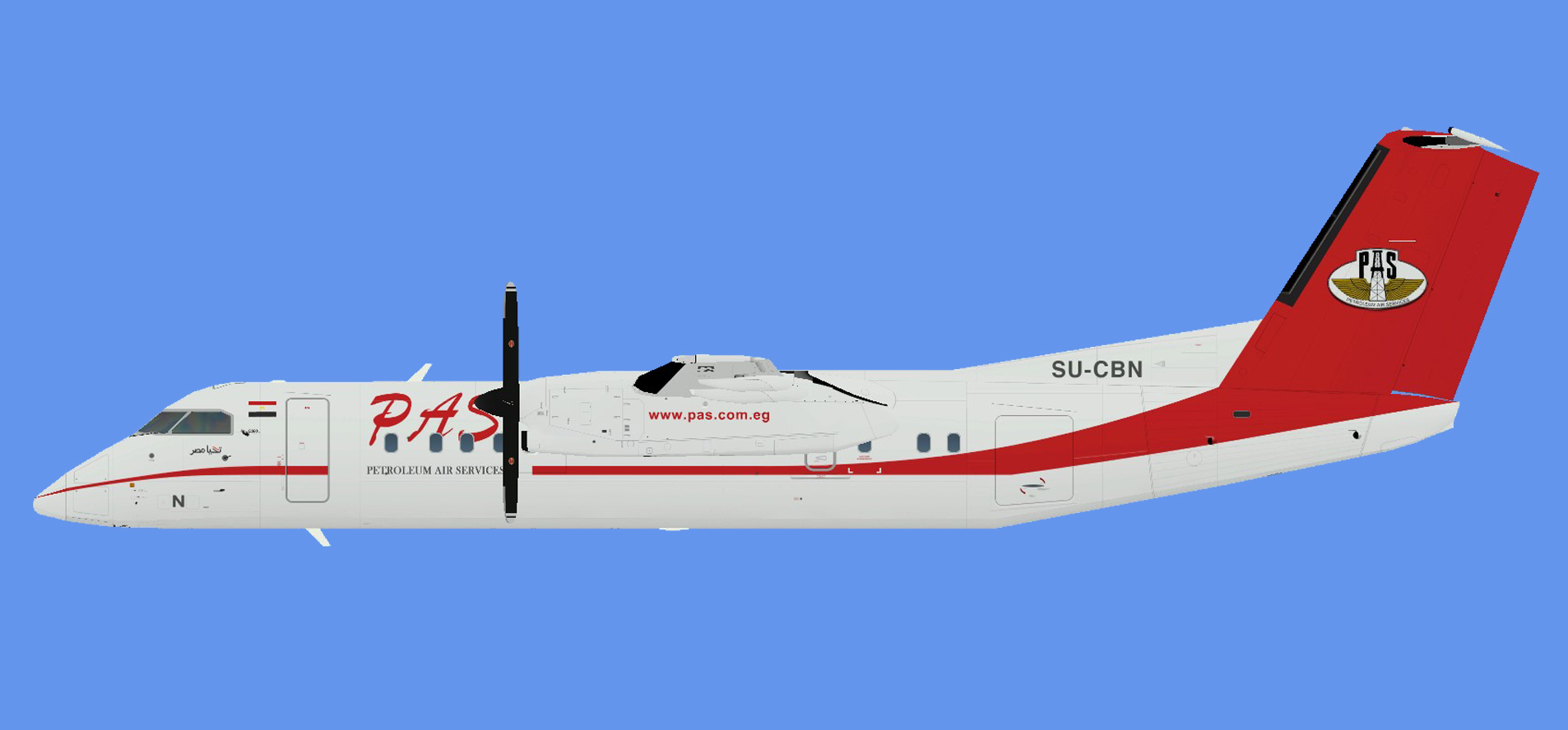 Petroleum Air Services Dash 8-300 (AIG)