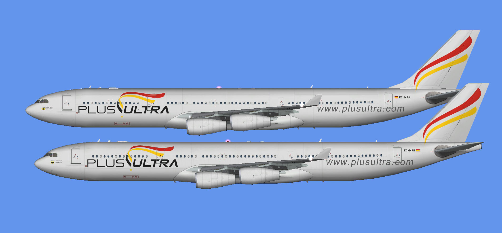 Plus Ultra Airbus A340 (FSP)