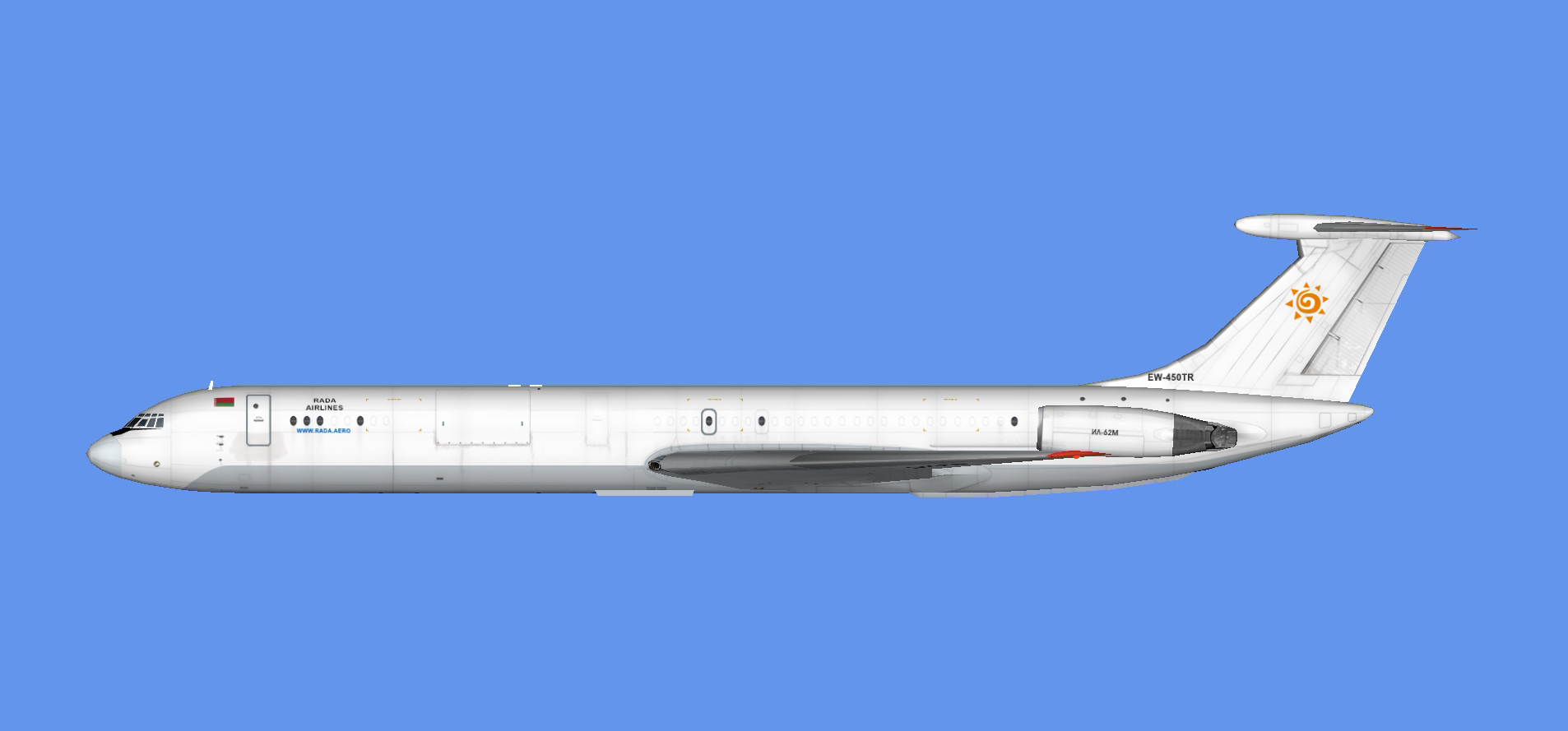 Rada Airlines Ilyushin Il-62