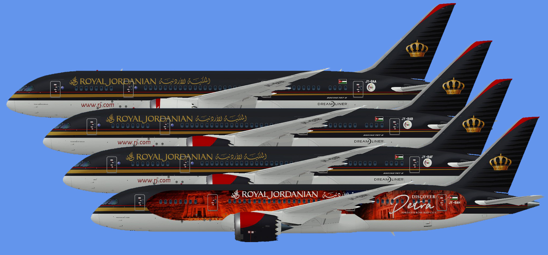 Royal Jordanian 787-8 (UTT)