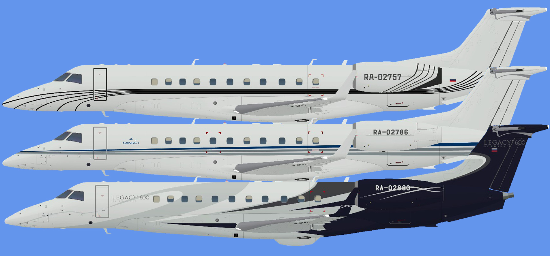 Embraer Legacy 600 Sanret