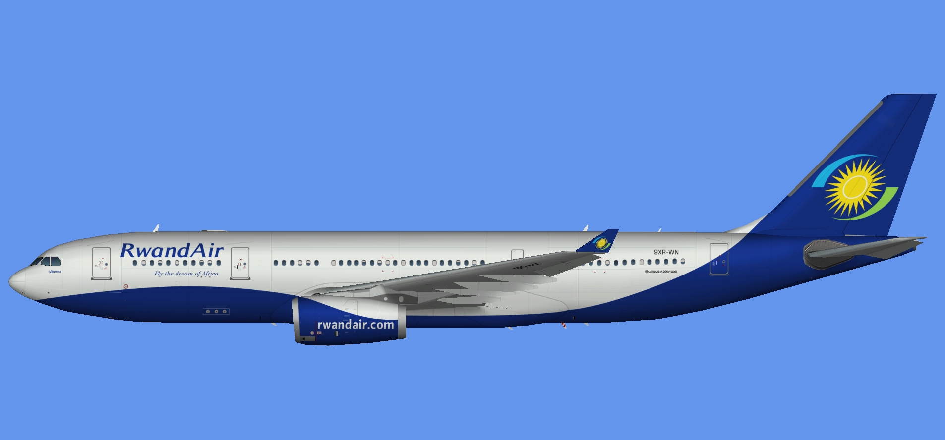 Rwandair A330-200 (TFS)