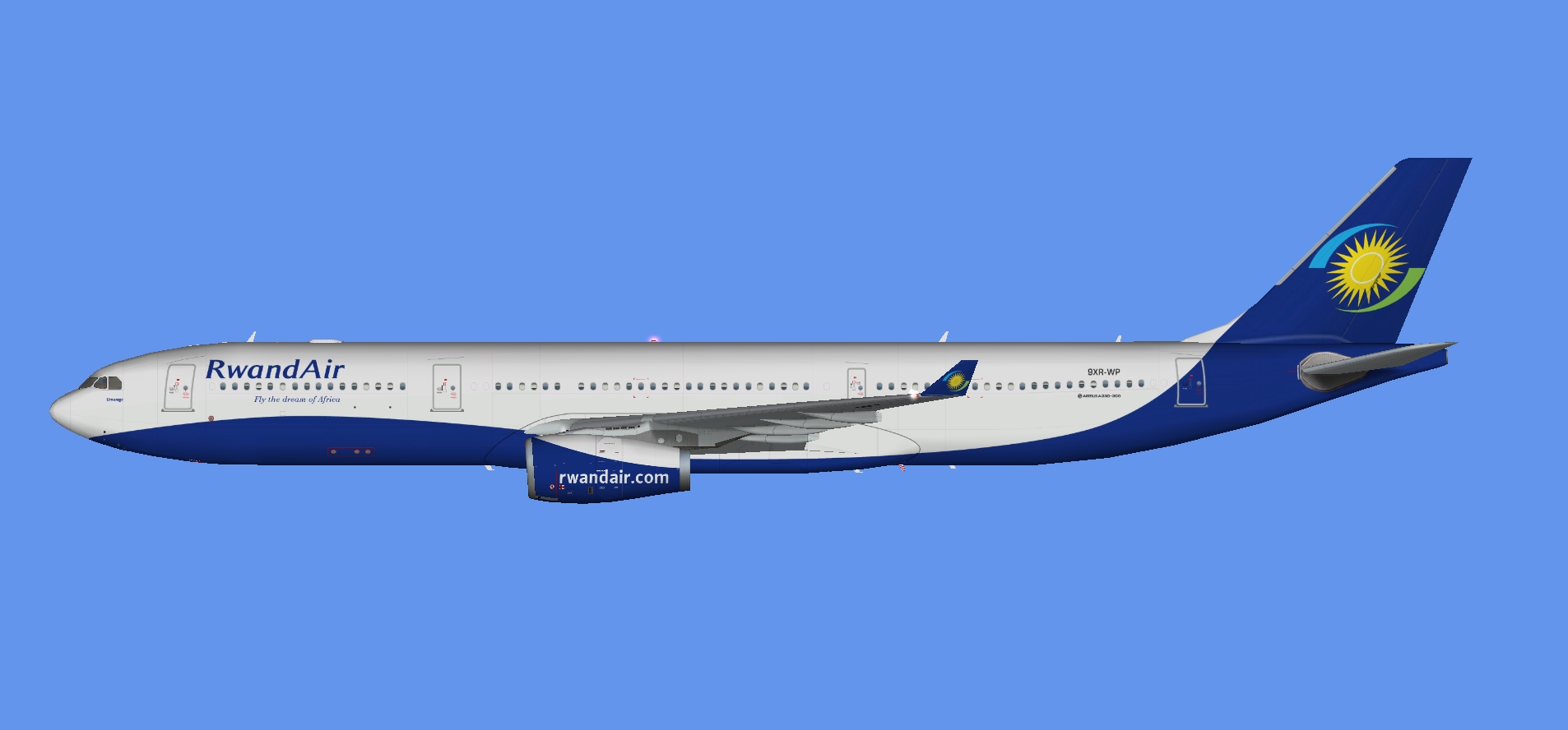 Rwandair A330-300 (FSP)