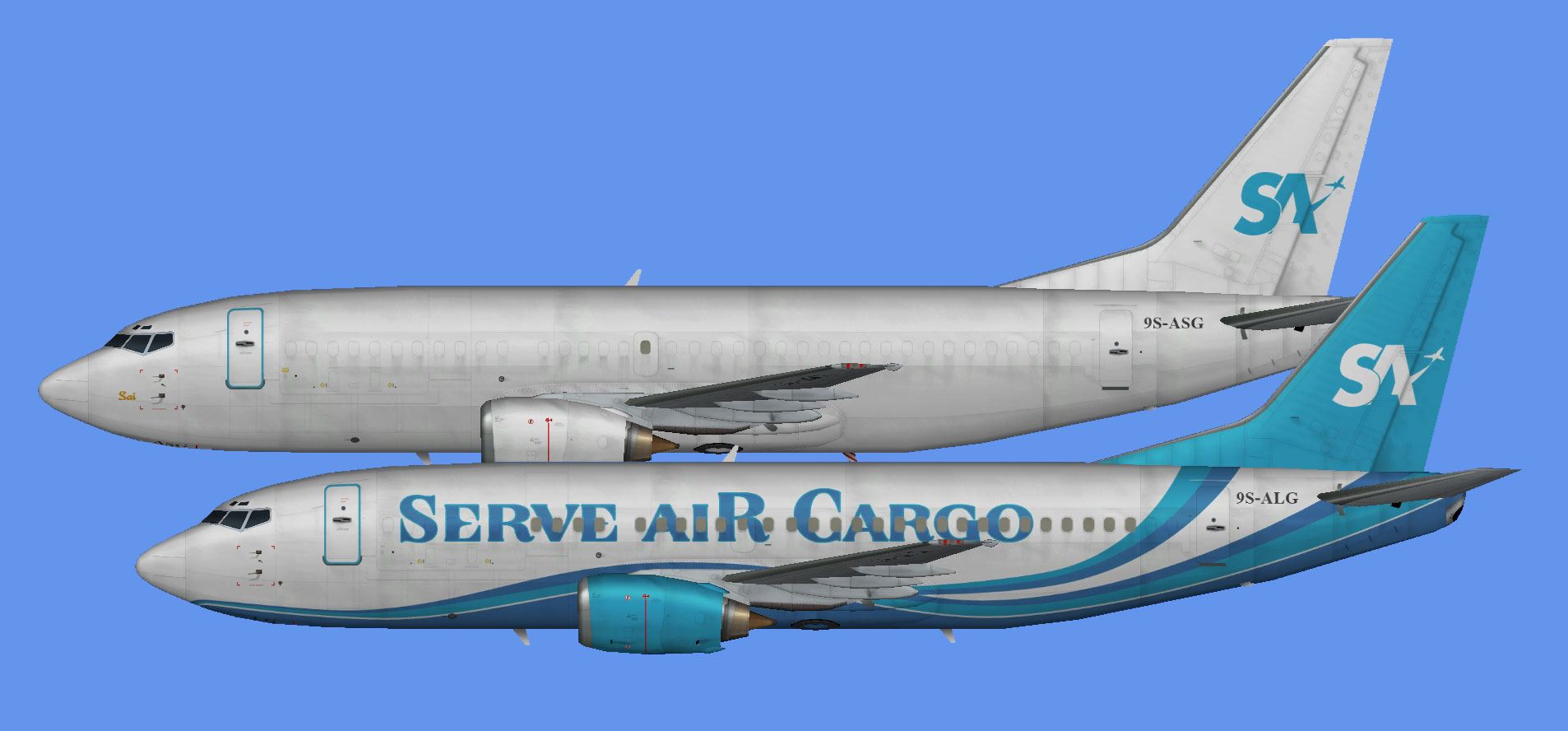 Serve Air Cargo Boeing 737-300