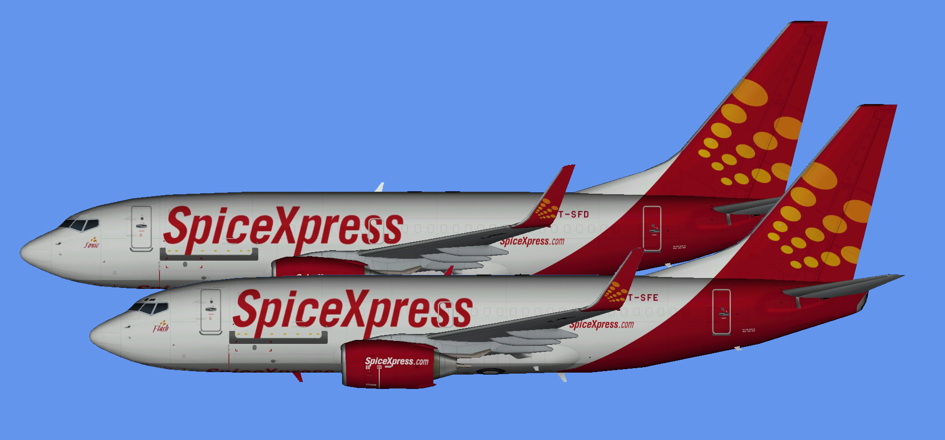 SpiceXpress Boeing 737-700