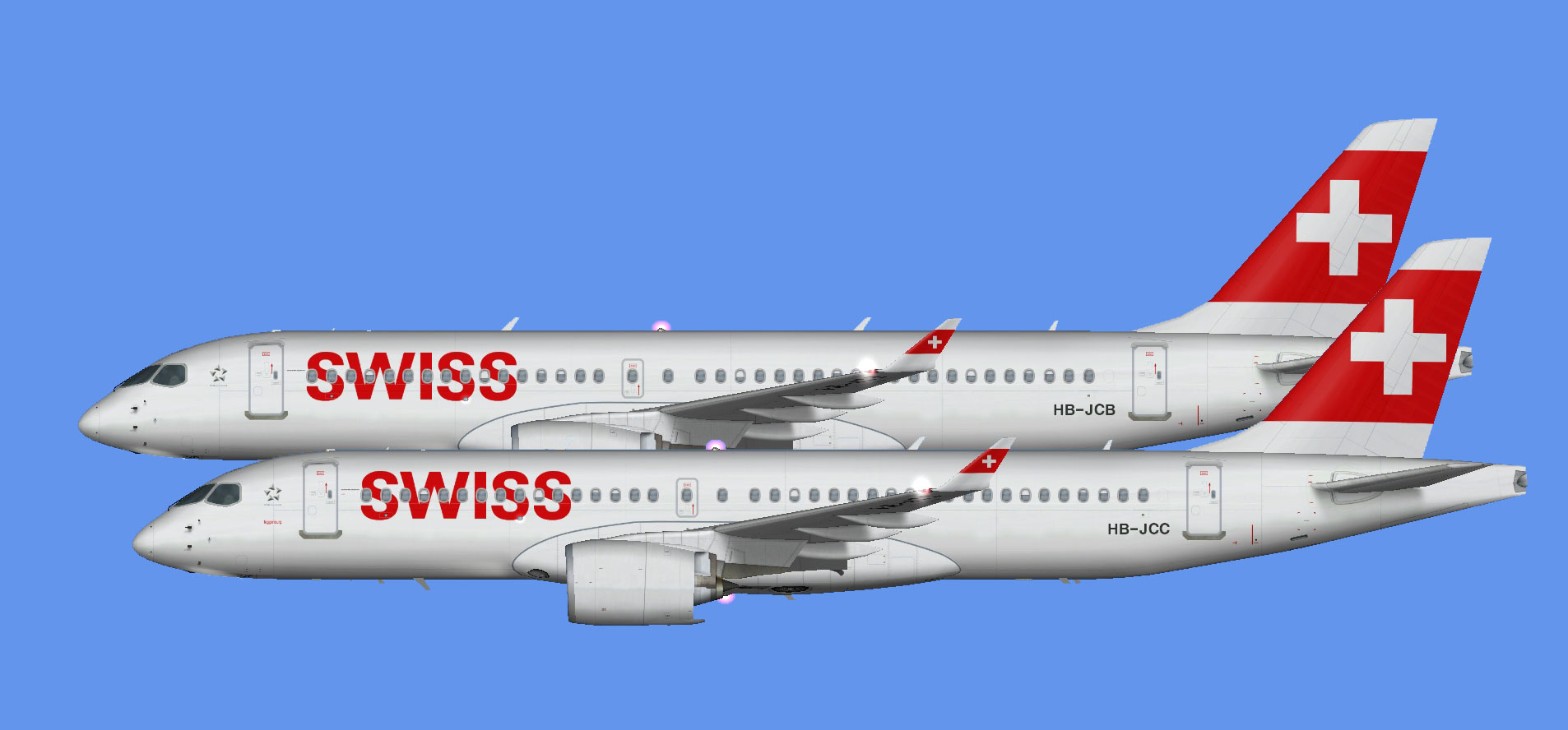 Swiss International Airbus A220-300 (FSP)