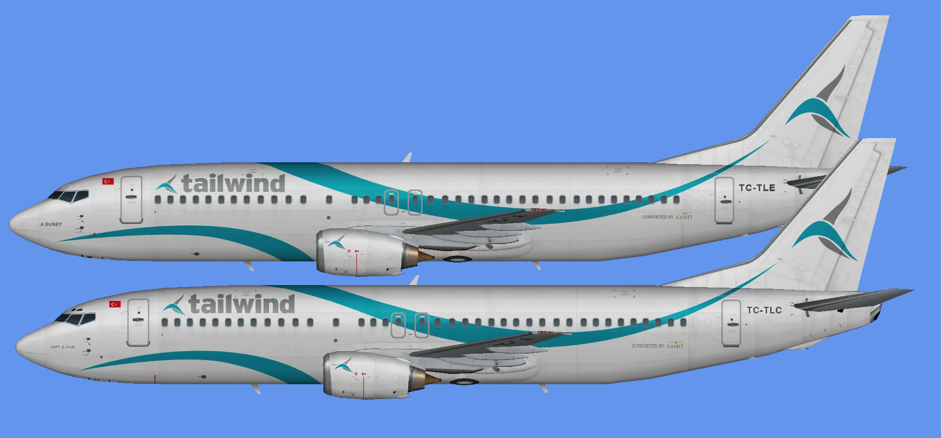 Tailwind Airlines Boeing 737-400