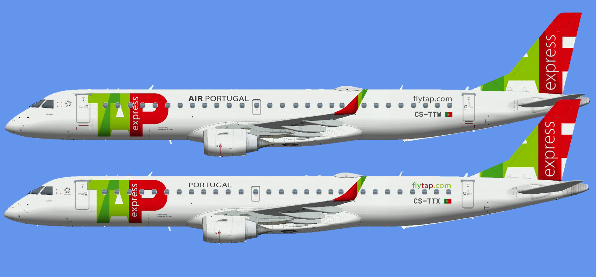 TAP Express Embraer E-195 (FSPXAI)