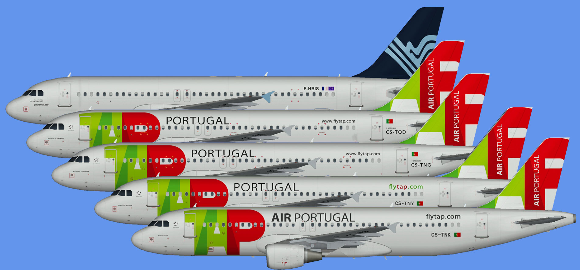 TAP Air Portugal A320 (Standard)