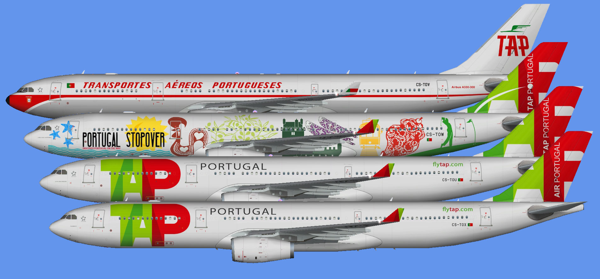 TAP Air Portugal A330-300 (FSP)